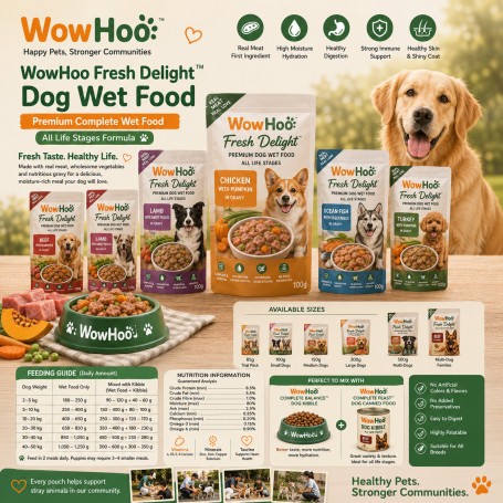 WowHoo Fresh Delight Dog Wet Food